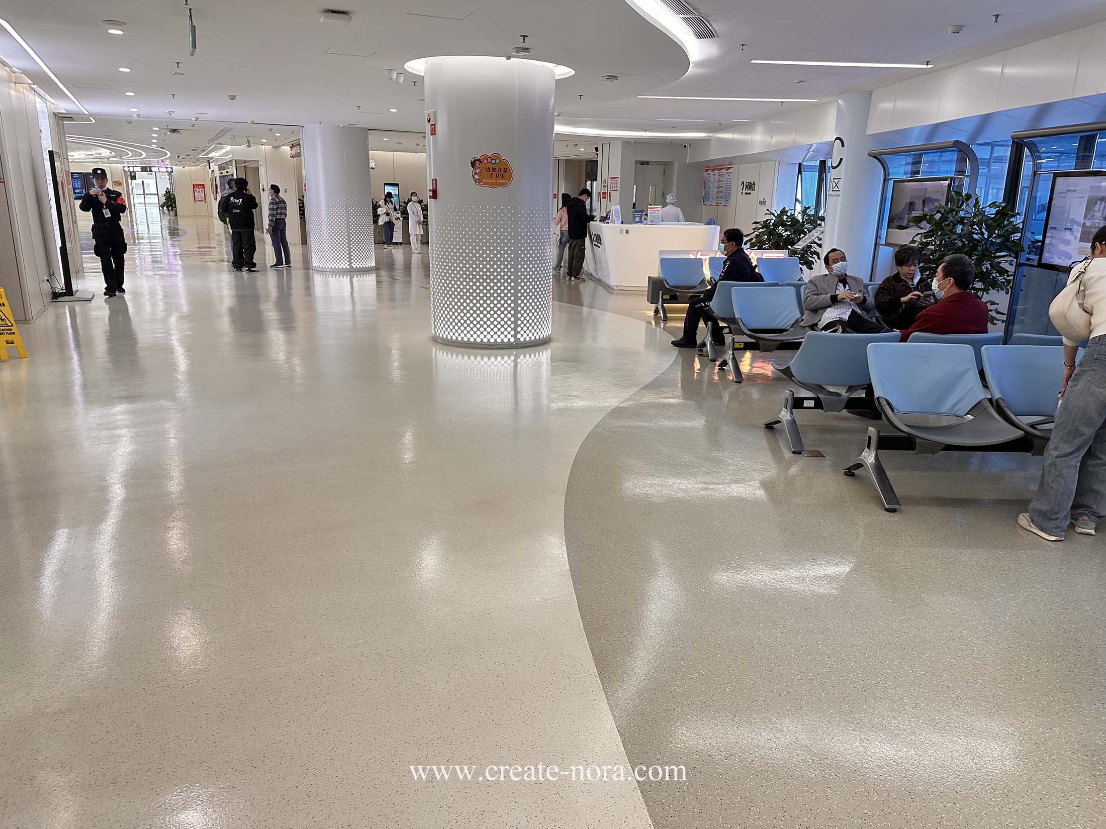 the photo of nora rubber flooring in The First Affiliated Hospital of Guangzhou Medical University(National Respiratory Medical Center) 9